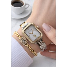 U.S. Polo Assn. U.s.polo Assn. Kasa ve Kordon Çelik 3 Atm Suya Dayanıklı 2 Yıl Garantili Kadın Kol Saati U02147.2