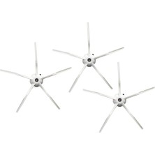 Parmis Roborock Uyumlu Q8 Max + Robot Süpürge Fırça Beyaz 3 Adet