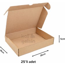 26X19X5 Kilitli E-Ticaret Kargo Kutusu