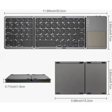 DS LLC ZR443 B033 Katlanabilir Klavye Iegtgrs-34