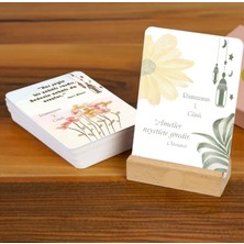 Hsn Ahşap Standlı Islami Tefekkür Kart Destesi Günlük Hadisler - Ramazan Takvimi 30 Adet