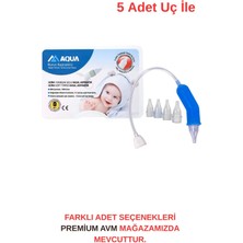 Aquamed Bebek Burun Aspiratörü – Yedek Filtreli, Bpa Içermez, Ekstra Yumuşak Uçlu