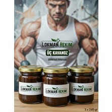 3 Kavanoz Lokman Hekim Ballı Mesir Macunu 3 x 240 gr Güç ve Kuvvet Ginseng ve Multivitamin