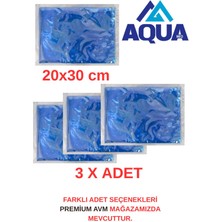 Aquamed (3 Adet) 20X30CM Avantaj Cold Pack Termo Jel Set (Sıcak / Soğuk Kompres) (Buz Paketi)