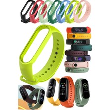 Munico Uyumlu Band Colorstyle Xiaomi Kordon Kaliteli Silikon ve Kayışlar Şık Pro 5/6 Ren  Ev ve Ofis Uyumlu