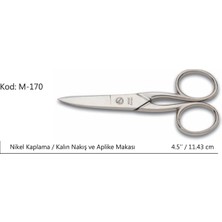 Nuveden Rose Europe Kalın Nakış Makası Süper Kalite No:4.5 11,43 cm DIE-RSTG34