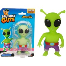 Monster Flex Stumble Guys Super Stretch Figür - Green Alien