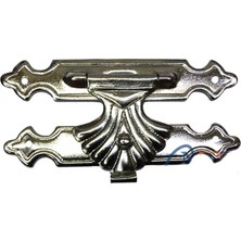 Nuveden Kutu, Tavla Klipsi, Ön Kilidi No:4 - 62X32 Nikel, 1 Adet DIE-RSTG34