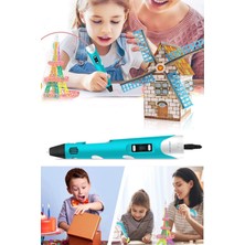 Munico 3D Printer Kalem Üç Boyutlu Yazıcı Kalemi Printer Zihin ve Zeka Geliştirici Çağın Oyuncağı Pro Cihaz