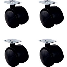 DS LLC Büyük Plastik Tablalı Teker - 50MM HKS126 - 4 Adet Iegtgrs-34