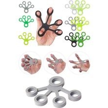 Munico Bant Direnç Bantları Parmak Tutucu Kavrama Gücü Antrenörü Uzatma Egzersizi El Genişletici Spor Aleti