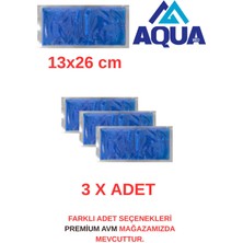 Aquamed (3 Adet) 13X26CM Avantaj Cold Pack Termo Jel Set (Sıcak / Soğuk Kompres) (Buz Paketi)