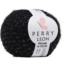 Ritzz Perry Leon Tiftikli Siyah - Gümüş Sim