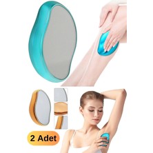 Munico 2 Adet Profesyonel Unisex Tüm Vücut Epilatör Kristal Nano Taş Vücut Bakım Epilatörü Ağrısız Acısız