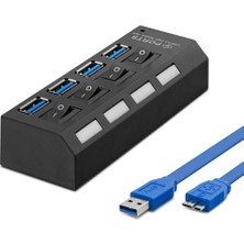 Die Grup Usb3.0 Hub 4*usb 50CM Siyah HDX7023 DIE-RSTG34