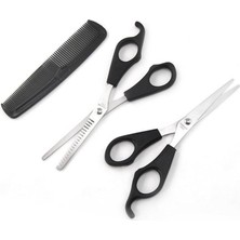 DS LLC Kuaför Seti Saç Kesme ve Inceltme Makası Tarak Hediye 3lü Set Iegtgrs-34