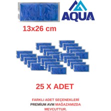 Aquamed (25 Adet) 13X26CM Avantaj Cold Pack Termo Jel Set (Sıcak / Soğuk Kompres) (Buz Paketi)