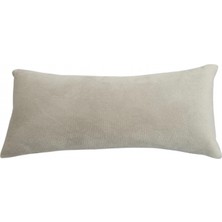 Özer Kutu Süet Orta Boy Bileklik & Saat ve Kelepçe Yastığı 8X17 cm Krem