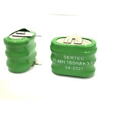 İlk El Grup 3.6V 3S1P 160 Mah 2 Pin Nı-Mh Buton Pil Iegtgrs-34