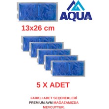 Aquamed (5 Adet) 13X26CM Avantaj Cold Pack Termo Jel Set (Sıcak / Soğuk Kompres) (Buz Paketi)