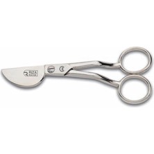 Nuveden Rıza M-213 Dokumacı Ponpon Makası No: 6 Inç / 15,24 cm - Nikel Kaplama DIE-RSTG34