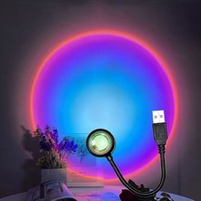 PremiumPort USB LED Gün Batımı Projektör Işığı, Fotoğraf Çekim Için Mükemmel Aydınlatma