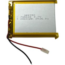 DS LLC 785060 3.7V 2800MAH Li-Polymer Pil DEVRELI/1.5A Iegtgrs-34