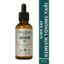 Minia Bahçe Kenevir Tohumu Sabit  Yağı, %100 Saf, 30 ml