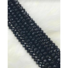 Yiğit Aksesuar 8 mm Siyah Kristal  20 Dizi ( Aksesuar ve Çanta Yapımında Kullanılır)