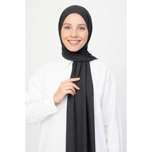 Moda Nokta Hazır Pratik Geçmeli Lüks Organik Düz Penye Şal Eşit Hizalı Füme