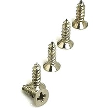 Nuveden Klips, Menteşe, Ayak, Ağaç, Sunta Vidası 2,2x6,5mm - Nikel 100 Adet DIE-RSTG34