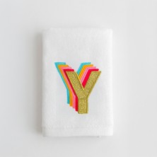 Ge Living Kişiye Özel Y Harfi El Havlusu ( 1 Adet )