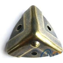 DS LLC Dekoratif, Kutu, Sandık Köşesi - 35X22 Mm, Küçük, Antik, 100 Adet Iegtgrs-34