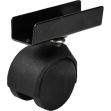 DS LLC Hts 434 - Plastik Küçük U Tablalı Tekerlek 4 Adet Iegtgrs-34