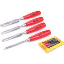 İlk El Grup Iskarpela Seti 4 Lü - 6,12,18,25MM Iegtgrs-34