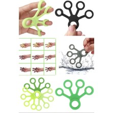 Munico Silikon El Genişletici Parmak Tutucu Sedye Eğitmen Kuvvet Direnç Bantları El Kavrama Yoga Bilek Alet