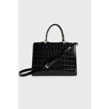 Love My Body Croco Desenli Çanta Siyah 121L9582000