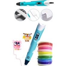 Munico Dijital Ekranlı Şarjlı 3 Boyutlu Nesne Oluşturabilen 3D Printer Kalem Tasarım Hobi USB Girişli Cihaz