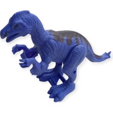 Bilfold Kurmalı Dinazor Figürleri 20 cm - Asaurus - Mor