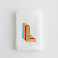 Ge Living Kişiye Özel L Harfi El Havlusu ( 1 Adet )
