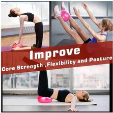 Deez Spor Yoga-Plates Topu 25CM Pembe