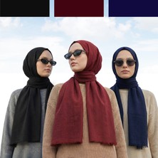 Kamer Scarf Pure Line Serisi Pamuk Konfor Şal 3lü Paket