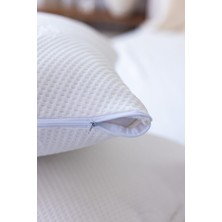 Sungur Çeyiz 2 Adet Bambu Lüks Sıvı Geçirmez Yastık Alezi | 50X70CM Su Geçirmez Jakarlı Yastık Alezi 2'li Set