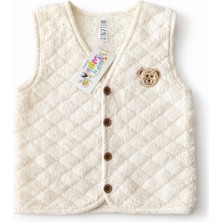 Welkın Ayıcık Nakışlı Welsoft Yelek