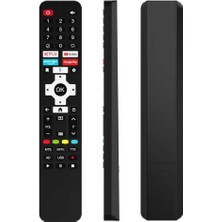Tayfun Next ile Uyumlu Model YE-50GFSG8-QLED Mikrofonlu Smart Tv Kumanda