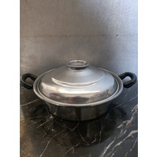 Çapar Group Alüminyum Basık Tencere bakalit kulp 20 cm