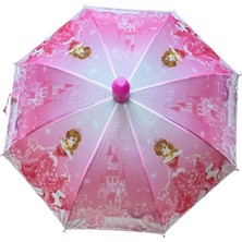 Marka Skybelt 66 cm Kılıflı Bardaklı Çocuk Şemsiyesi SKY-201-TOZ Pembe