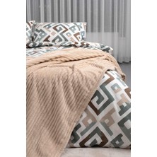 La Notte Tek Kişilik Battaniye Bej