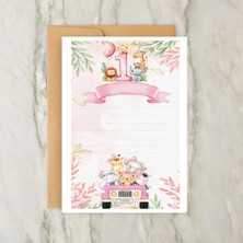 Hsn Doğum Günü Anı Kartları 1 Yaş Kız Çocuk Zarflı 16 Adet