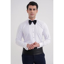 Efor Gk 730 Gömlek Slim Beyaz Smokın